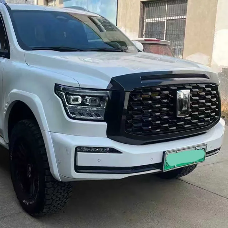 For Great Wall Tank 500 TANK 500 Grille Decorative Strip Sandstone Block Front Hood Blackened Appearance Modified Accessories