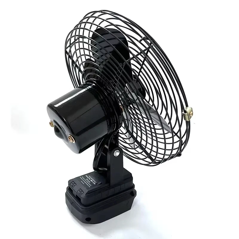 For Makita18V Battery Pins Fan Cordless Portable Fan 3 Speed Strong Airflow Low Noise Adjustable Angle Cooling Fan
