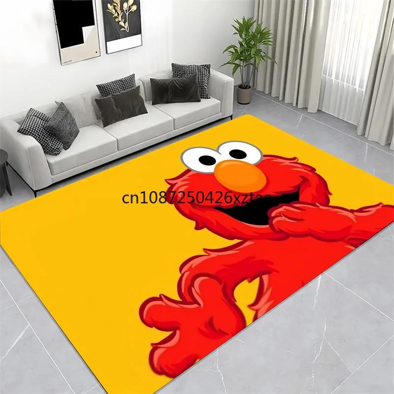 SS-Sesame -S-Street Poster Carpet  Kitchen Mat Fashion Yoga Mat Living Room Bedroom Decorat Non-slip Mat