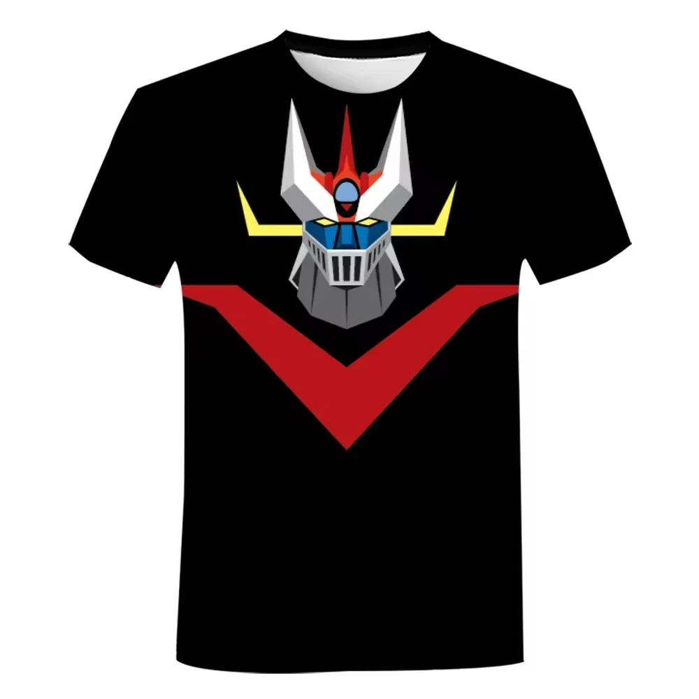 Anime Mazinger Z 3D Print T-Shirts Men/Women Casual Fashion Oversized Streetwear Personality Harajuku Kids Unisex Clothing