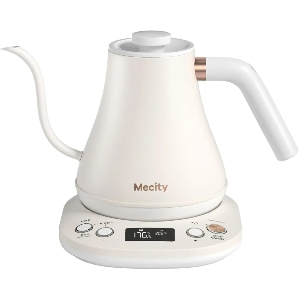 

Electric Gooseneck Kettle With Keep Warm Function & LCD Display Automatic Shut Off Coffee Kettle Temperature Control Pour Over