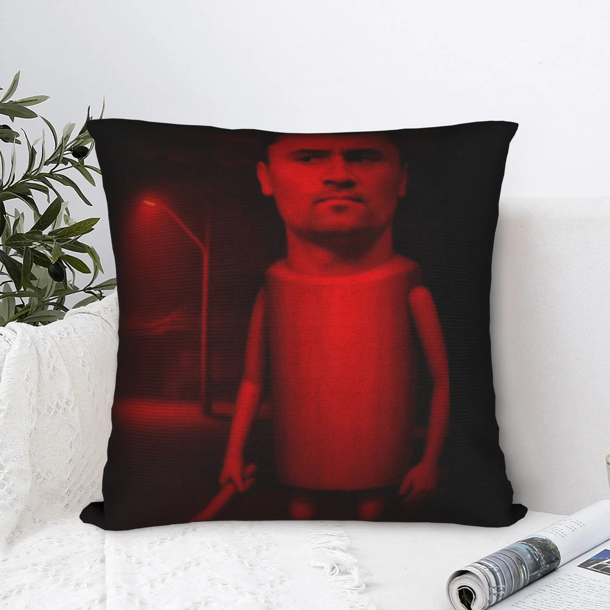 Charlie Kirk Red Tung Funny Brainrot Meme Pillow Cover  Soft Cushion Cover Novelty Pillow Case For Wedding Party Home Decor