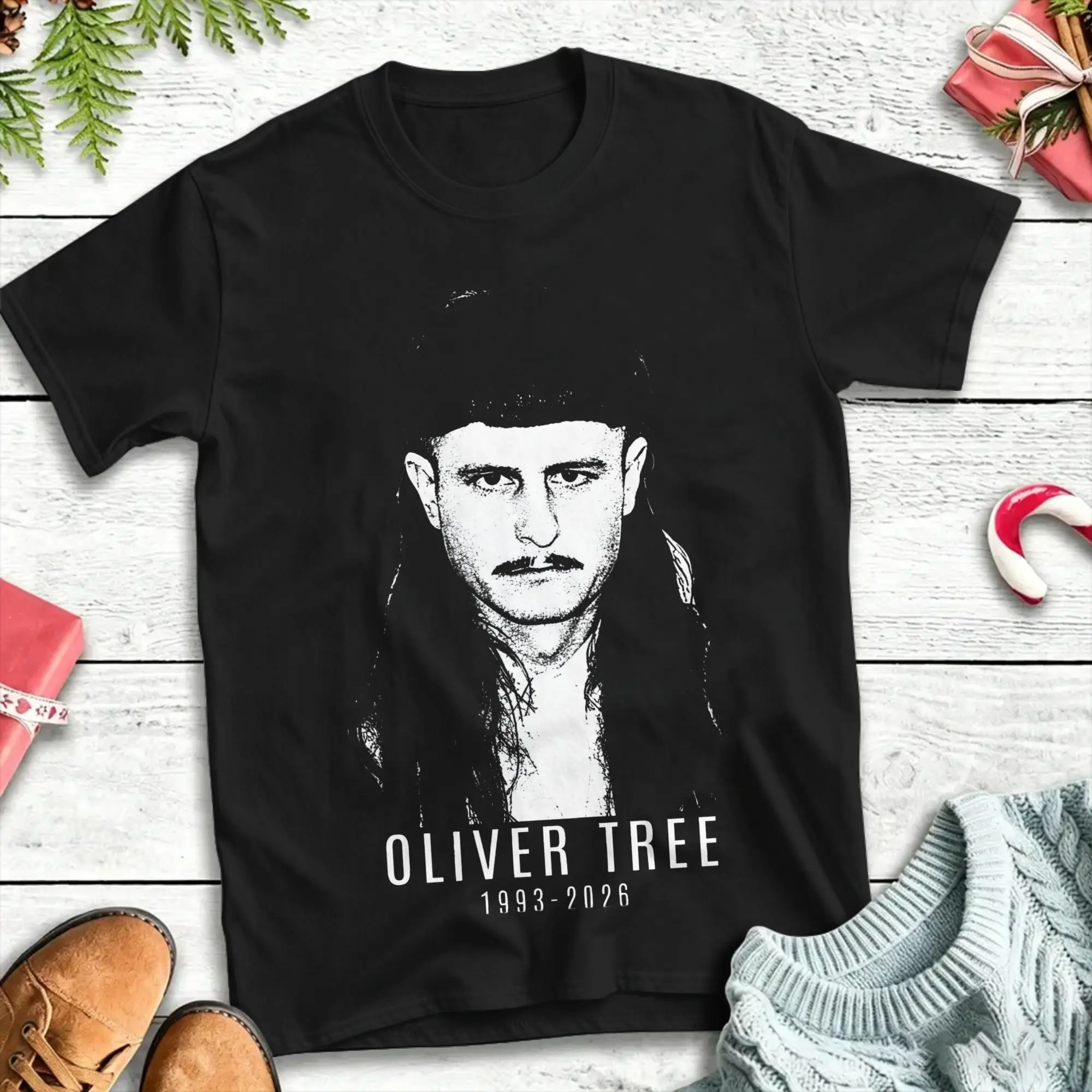 Rest In Peace Oliver Tree 1993-2026  100% Cotton T Shirts  Trendy Cool Tee Shirt for Men's  Y2K Casual Design Short Sleeve Tops
