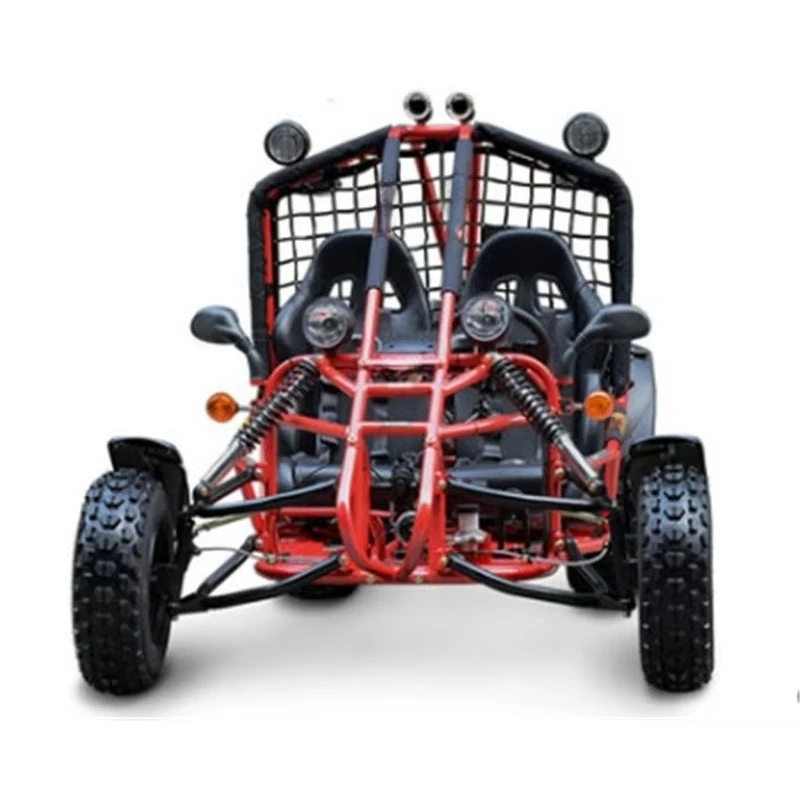 Pedal Go Kart 150/200cc Single Cylinder Water Cooled 4 Stroke Chain Drive 2 Seat Adult Outdoor 6L Tank 70km/h