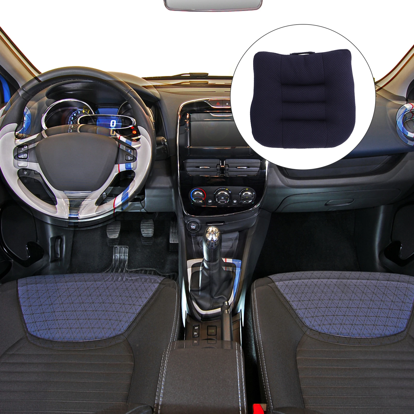 

Seat Heightening Cushion Breathable Car Driver Seat Support Thick Comfortable Driving Cushion Pad Boost Visibility