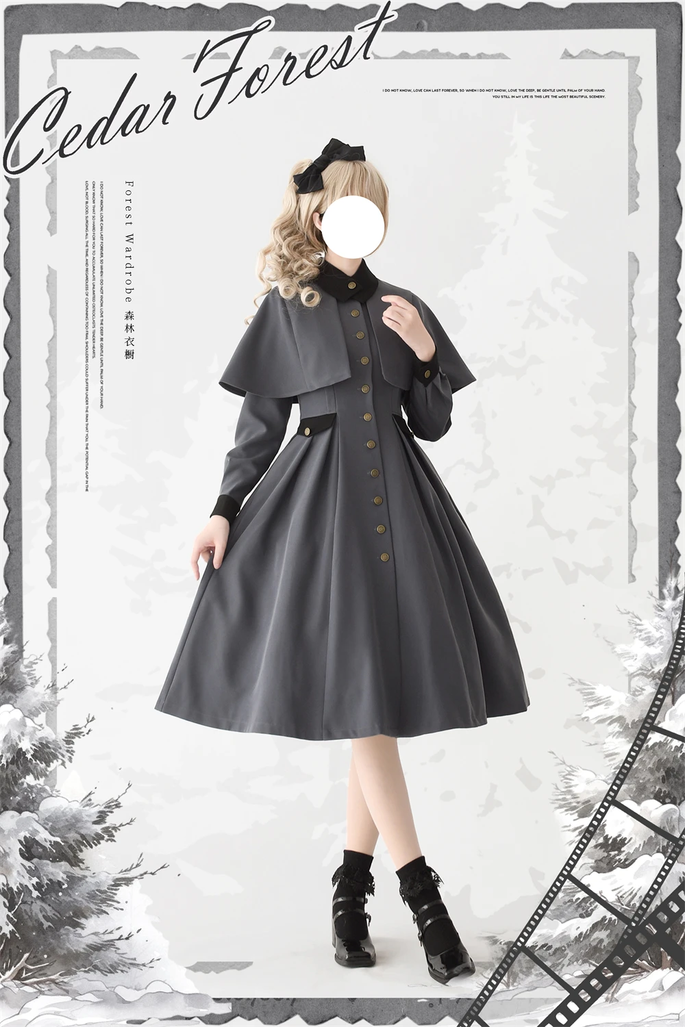 Elegant French Style Overcoat Winter Warm Coat Cotton Thickened Single Breasted Chic Casual Coats Lady Coat