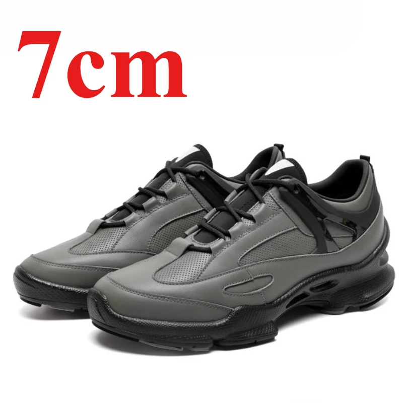 

Invisible Inner Height-increasing Shoes for Men's 7cm Fashionable Casual Sports Shoes Lightweight and Comfortable Elevator Shoes