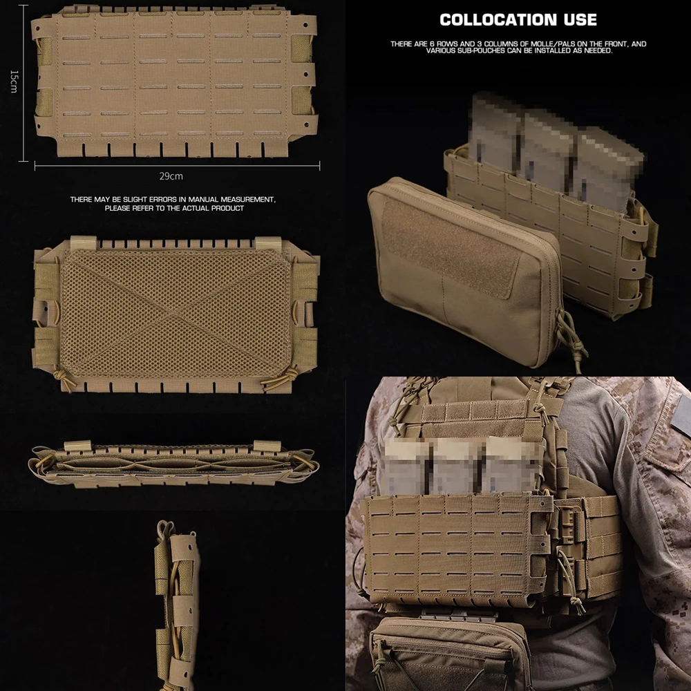 

Тактический жилет, нагрудная установка, передняя панель, быстросъемная сумка Molle AR M4, магнитная сумка, многофункциональная тройная сумка для журналов