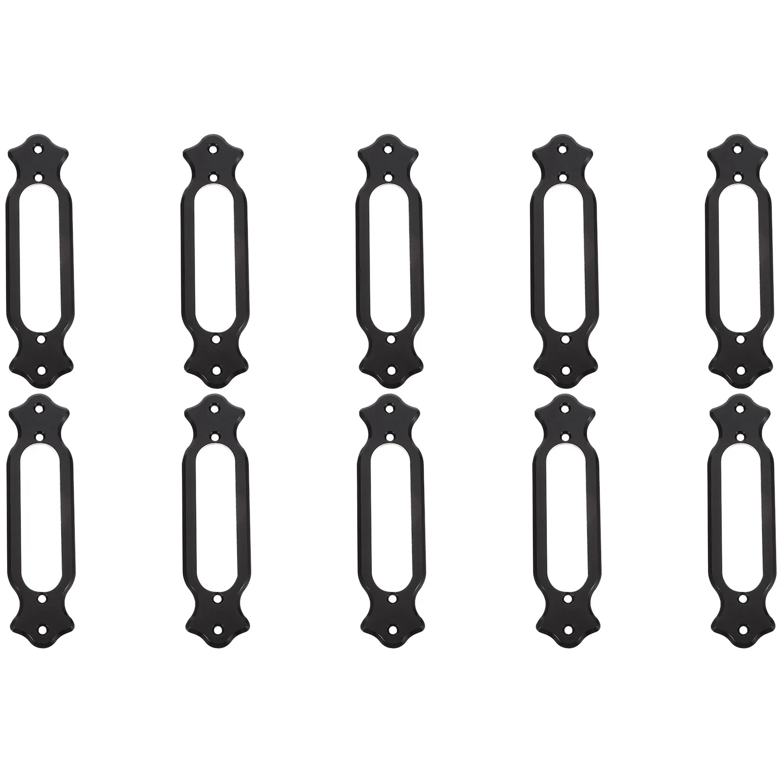 10 unidades de marcos para pastillas de guitarra eléctrica, cubiertas de plástico de alta calidad para pastillas de sonido de bobina simple, accesorios resistentes para guitarra