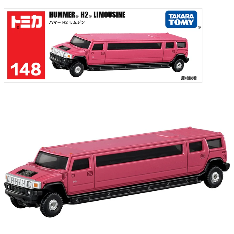 

Takara Tomy длинный тип Tomica No.148 Hummer H2 лимузин, металлическая модель автомобиля, детские игрушки для мальчиков