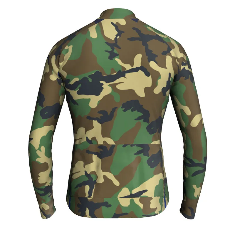 Long Sleeve Bicycle Jersey Camo, Cycling Wear, Road Top, MTB Motocross Jacket, Protection Clothes, Shirt, Racer Sweater, Uniform