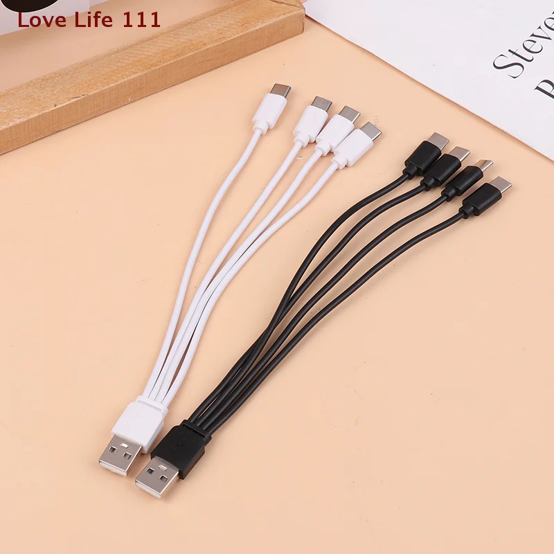 New 20CM 4 In 1 USB C Charger Cable 4 Ports USB Splitter Charging Cable Type C Connector For Cellphones Smartphone Tablet