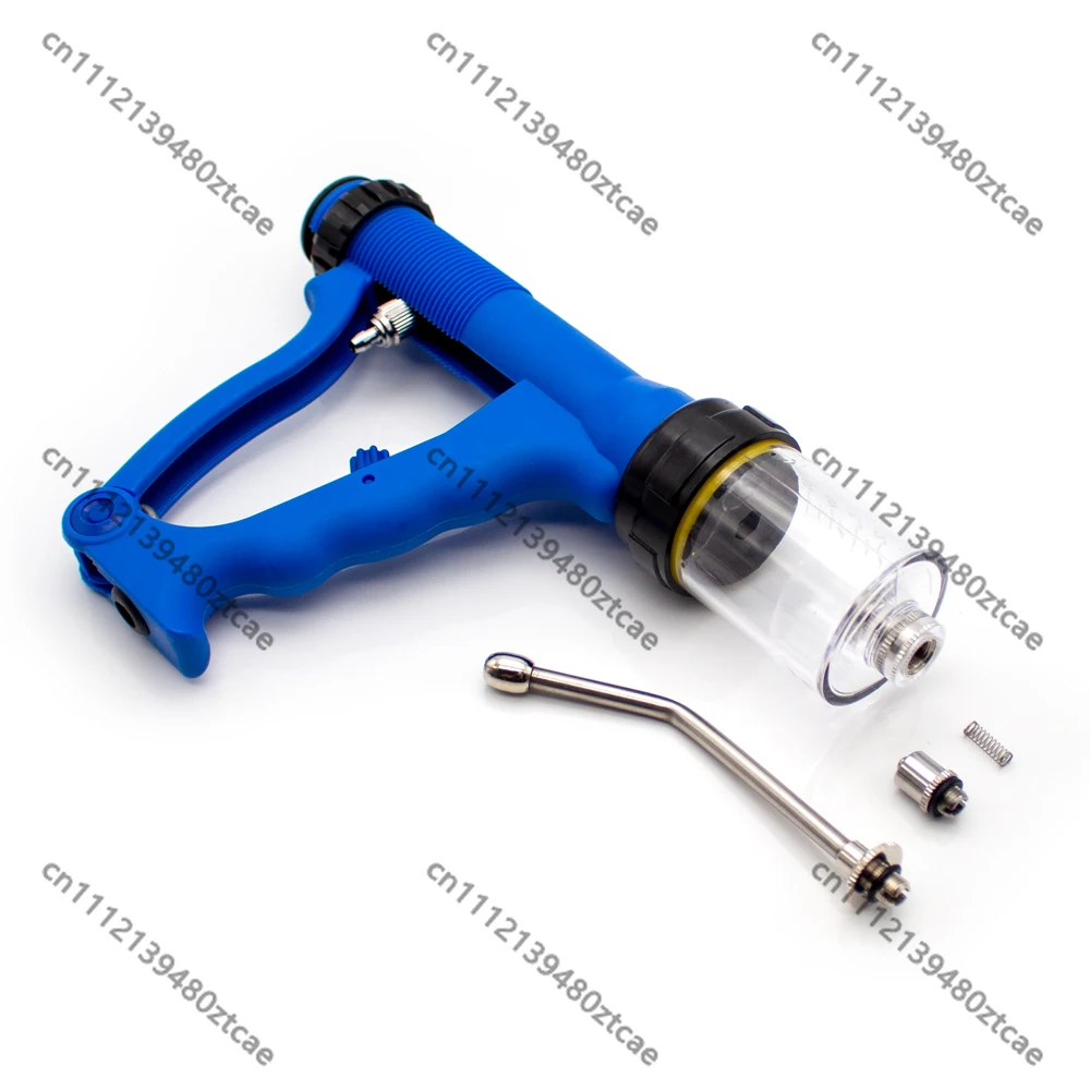 50ML Continuous Livestock Feeding Syringe Gun Veterinary Drencher for Cattle Sheep Goats Medicine Filling