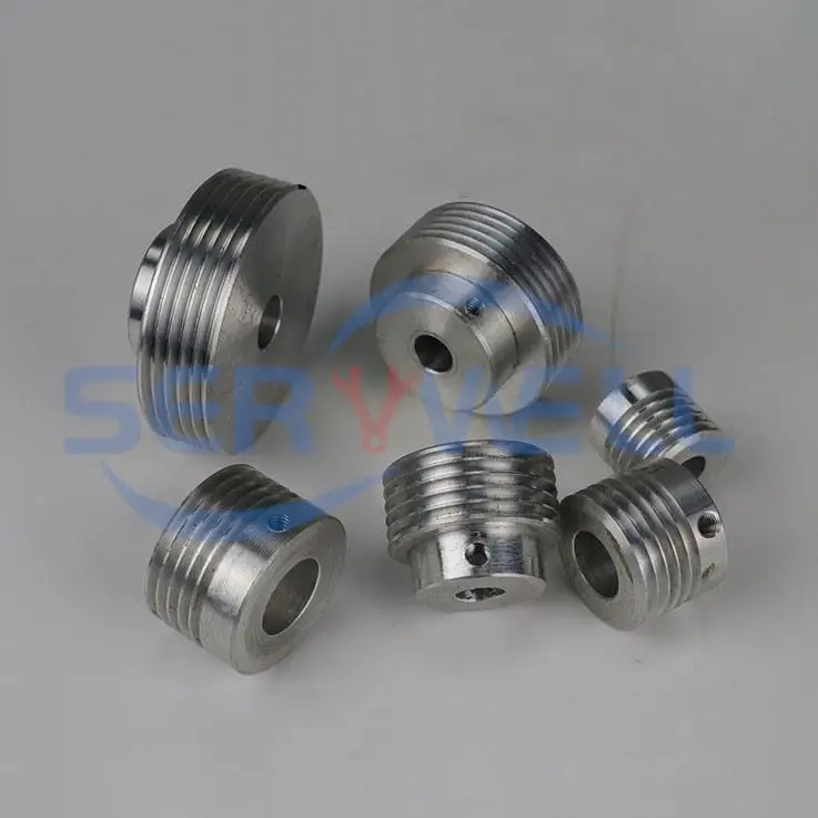 1Pc Multi-Groove Wedge Belt Pulley PJ, V-Belt Micro TableSaw Dril Lathe Bead Machine Motor Spindle Tailstock Thimble Tool Holder