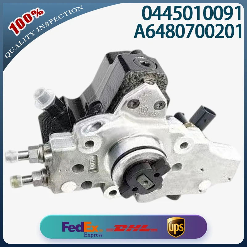 0445010091 Common Rail CP3 Fuel Injection Pump A6480700201 for Mercedes-Benz Sprinter 3.5t 311 CDI Diesel Engine OM646.9DE22LA