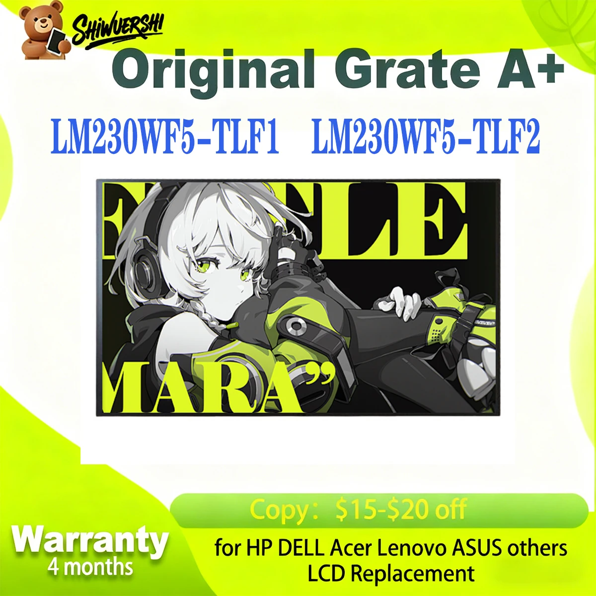 

Новый оригинальный LM230WF5-TLF1 LM230WF5 TLF1 LM230WF5-TLF2 LM230WF5 TLF2 23-дюймовый ЖК-дисплей 1920*1080P 75 Гц