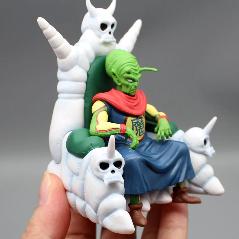 10cm trono Piccolo drago palla Gk seduta serie risonanza dio figure modello ornamenti Anime periferiche giocattoli regalo di festa