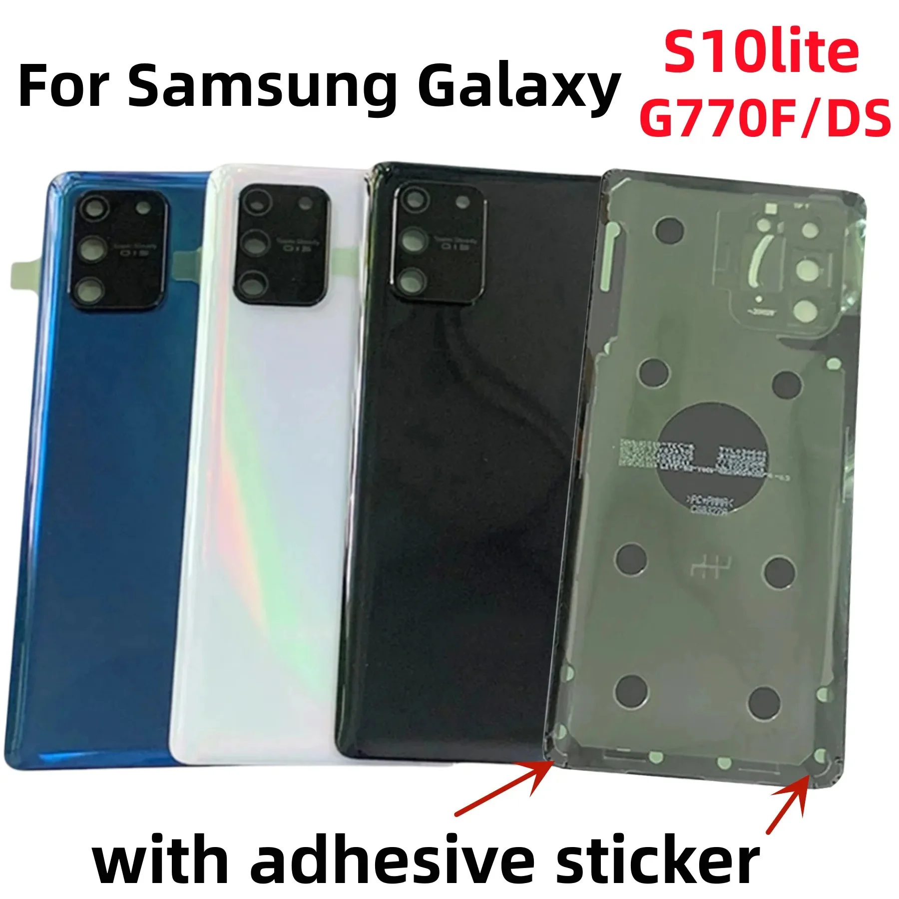 Back cover battery cover case for Samsung Galaxy S10lite SM-G770 SM-G770F/DS G770U1 S10Mini Back Cover Repair Parts Battery Door