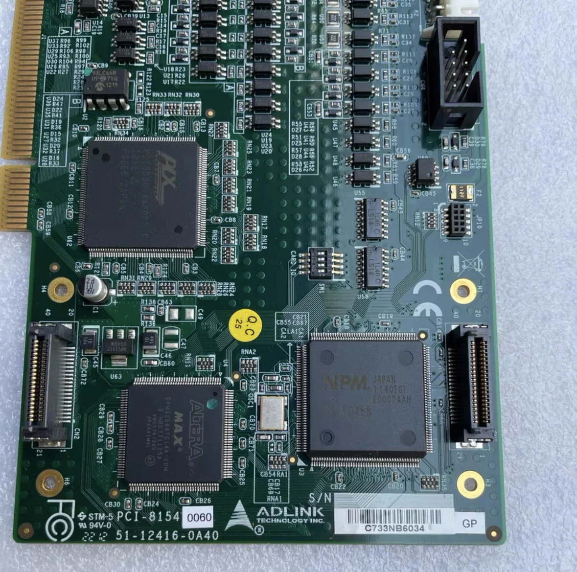 Second-hand ADLINK PCI-8154 four-axis stepping servo motion control card