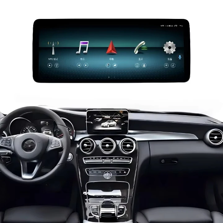 2.8 جيجا هرتز أندرويد 13 نظام تحديد المواقع واي فاي LTE ل CarPlay LCD شاشة تعمل باللمس راديو تلقائي ل CLS C-Class 2015-2019 DSP USB #2