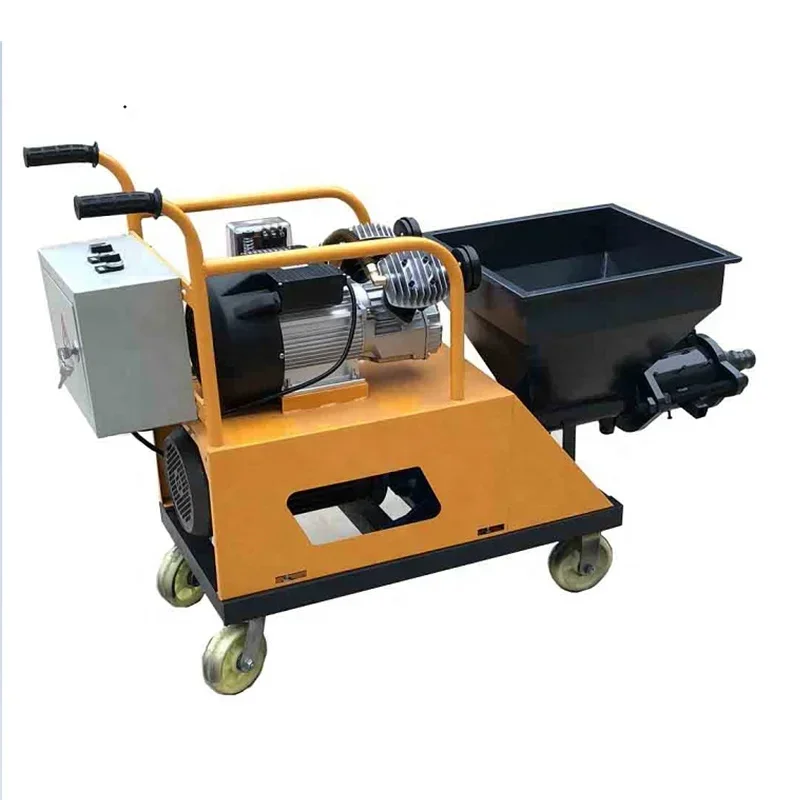 multi-functional High pressure wall plastering cement mortar spraying machine with hot sale