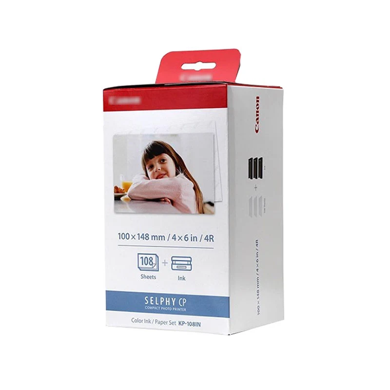 6 Inch Photo Paper Photo Printer RP108 KP108IN for Canon Selphy CP1500 CP1300 CP1200 CP1000