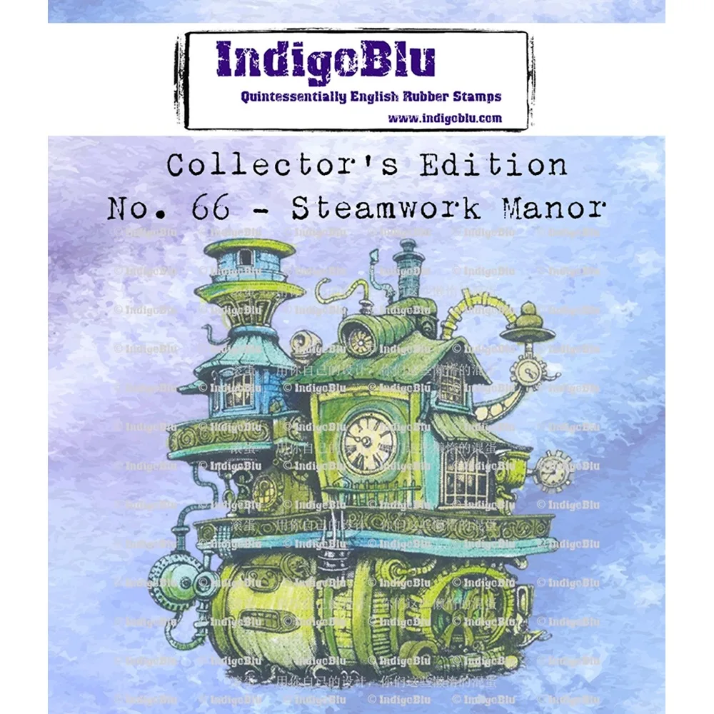 Collectors Edition Number Steampunk Manor DIY scrapbooking craft supplies stamp photo album card making