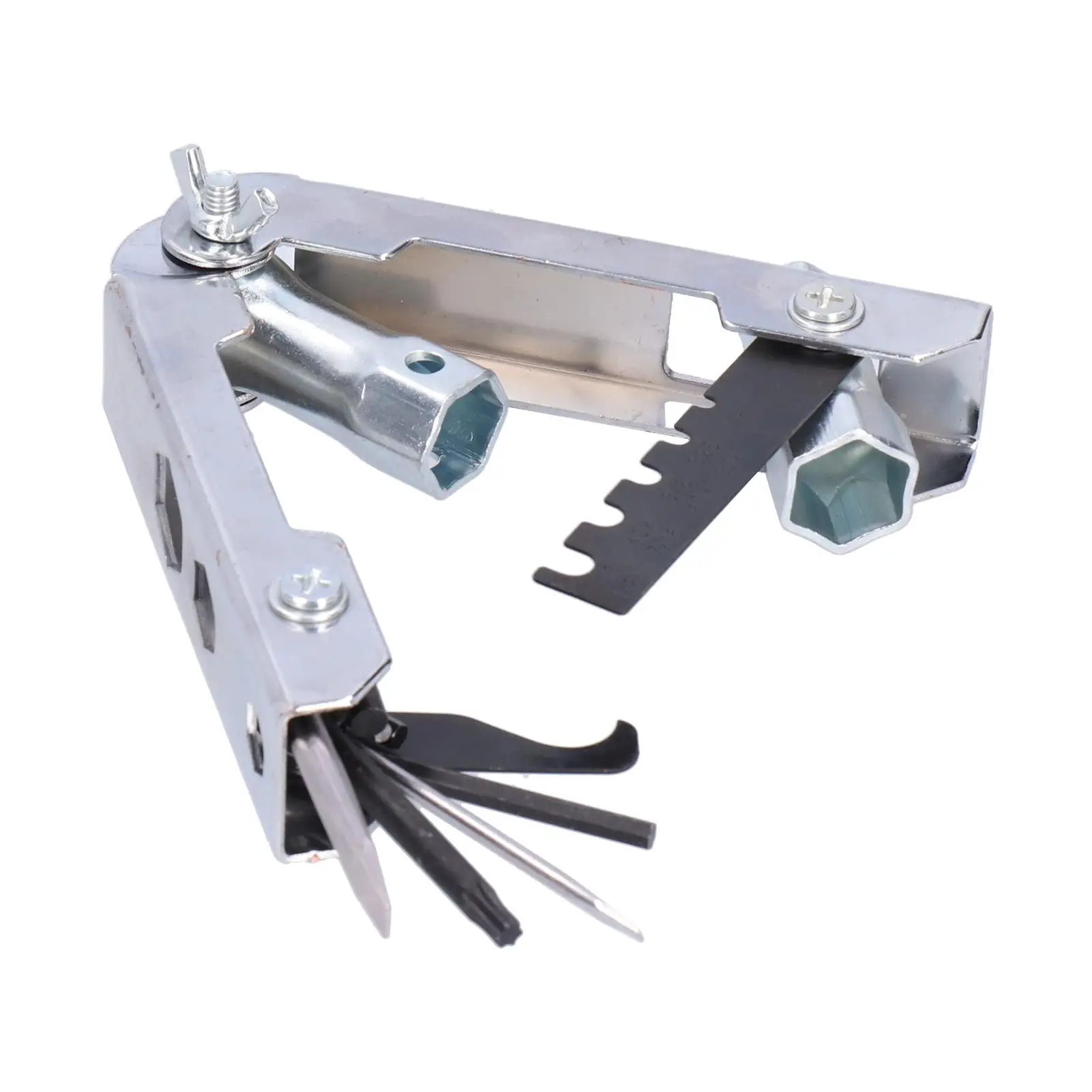 

Chainsaw Multi Tool Set Compact Foldable Handheld Hardware Kit for Outdoor Gardening and DIY Projects