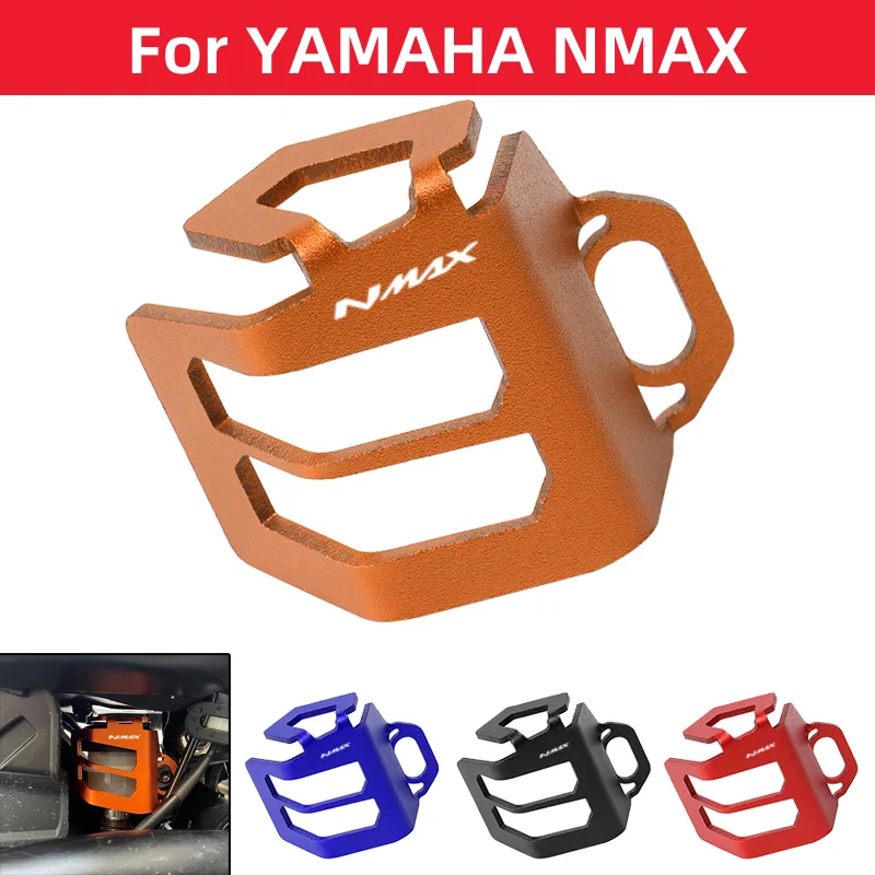 For YAMAHA NMAX 155 NMAX 125 N-MAX 150 N-MAX 155 2015-2020 Motorcycle CNC Rear Brake Fluid Reservoir Cover Guard Protection Sock