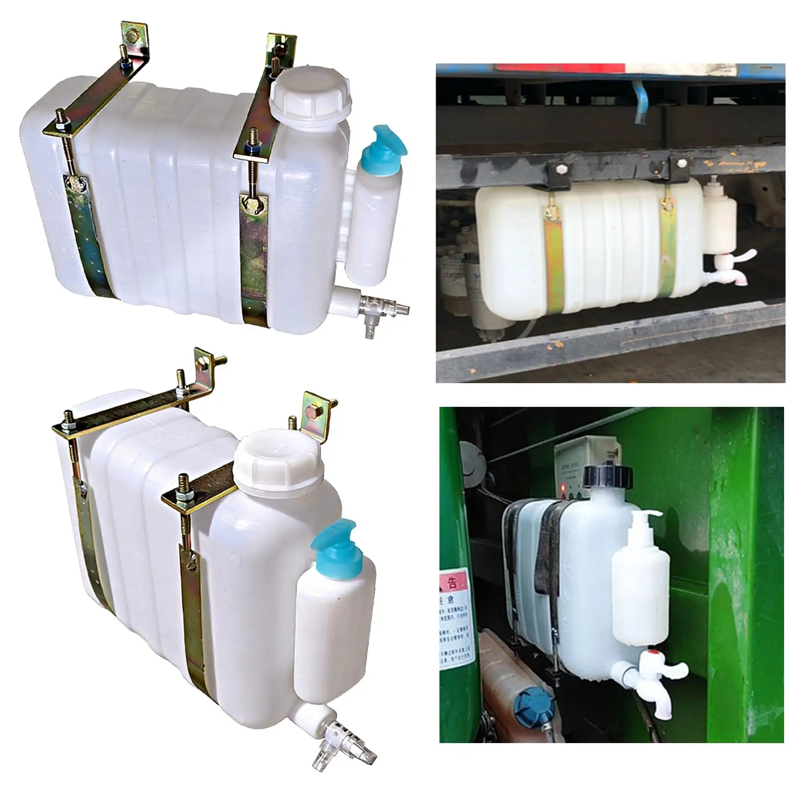 

Vehicle Mounted Water Storage Tank Accessories Large Capacity Multifunctional Professional White for Construction Sites