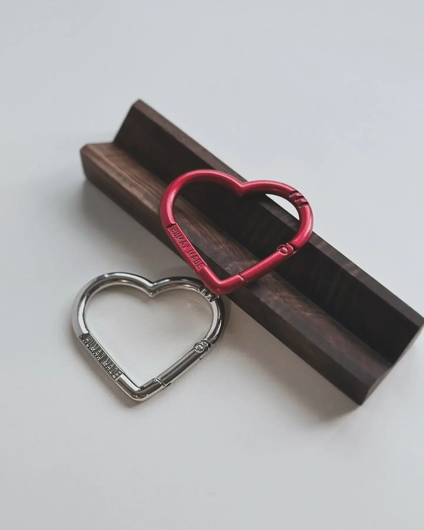2026 Human Made Heart Carabiner Aluminum Keychain Bag Charm Streetwear