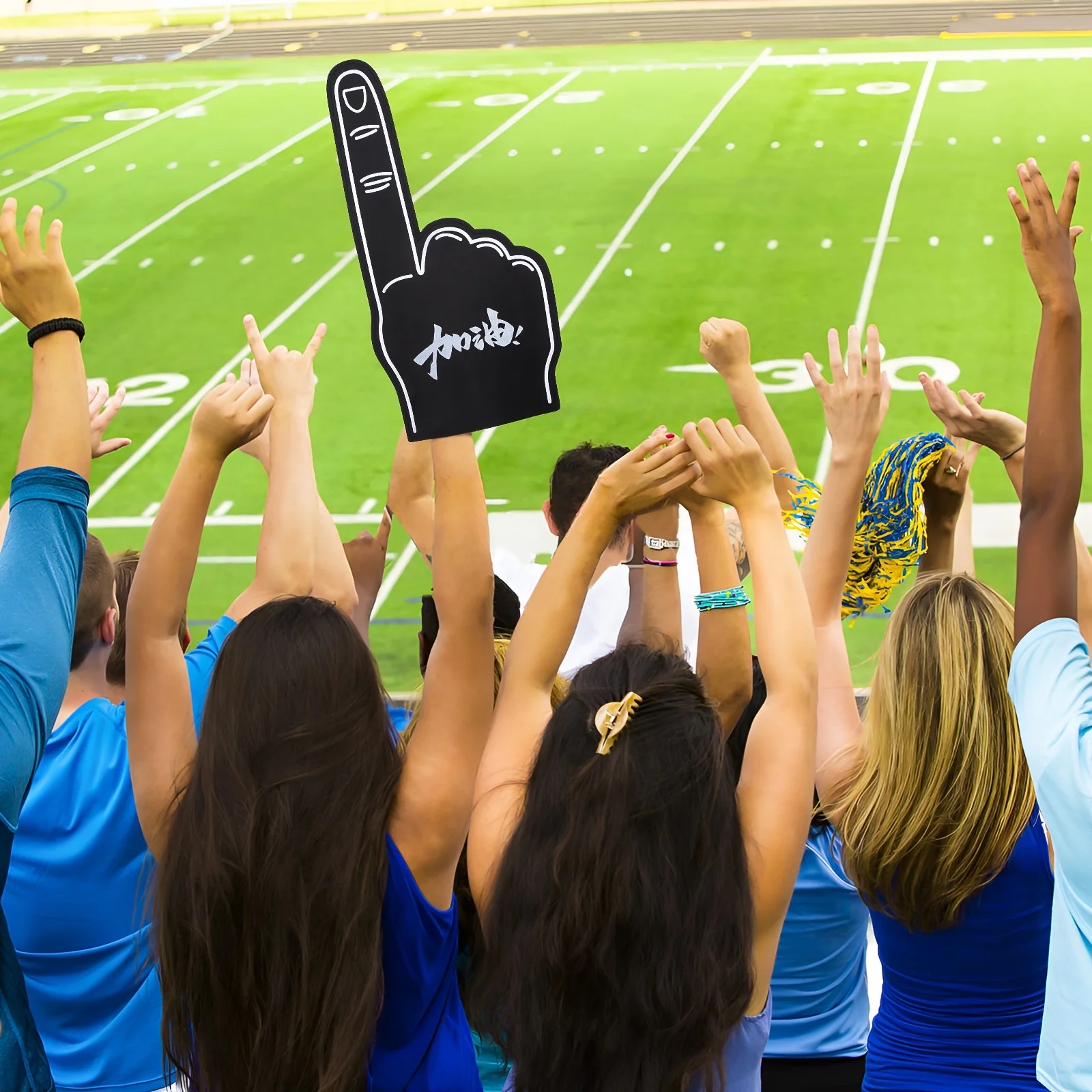 

3 pcs Giant Foam Fingers Foam Finger Pointer Cheerleading Party Props Noise Makers Sports Fan Finger Prop Foams Hand Lightweight