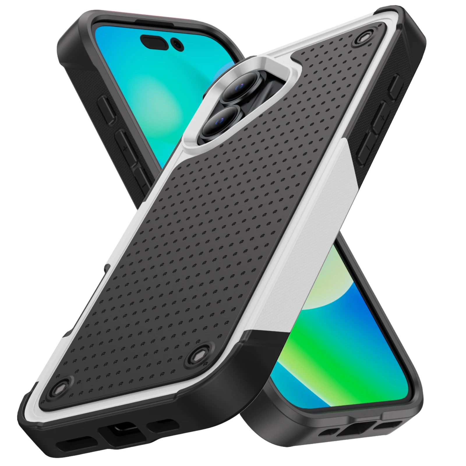 

Dual Layer Cell Phone Bag Case for Iphone 17 Pro Max 16 15 Plus 17 Air 12 13 14 Pro Iphone17 Iphone16 Shockproof Cover