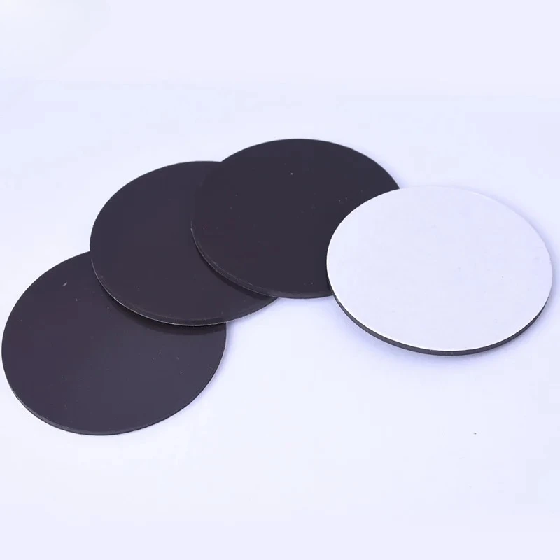 

20pcs 25-75mm Rubber Magnetic Fridge Magnets Button Round Kitchen Magnets DIY Button Magnet