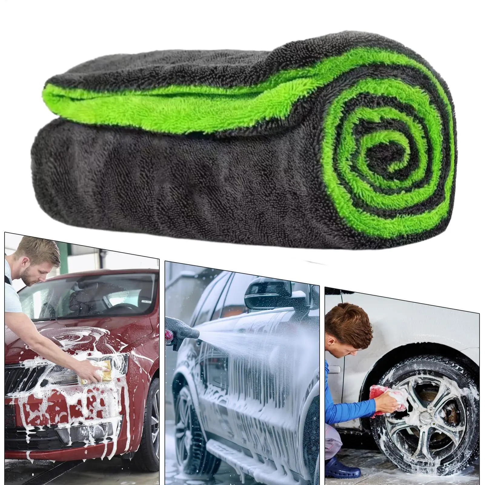 Car Wash Towels Drying Detailing Car Cleaning Cloths Rags Scratch-Free Car Washing Towels for Truck SUV Sedan RV ﻿