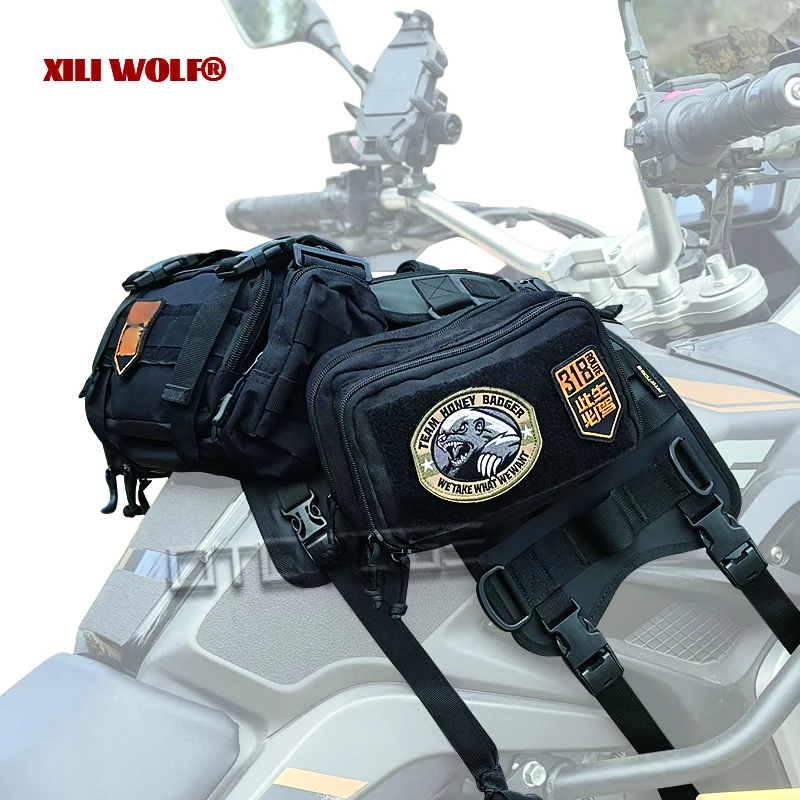 For KTM 790adv 390adv Adventure 390Duke Oil Tank Bag Base Fuel Tank Bags Mount Base Motorcycle Outdoor Travel Storage Pack