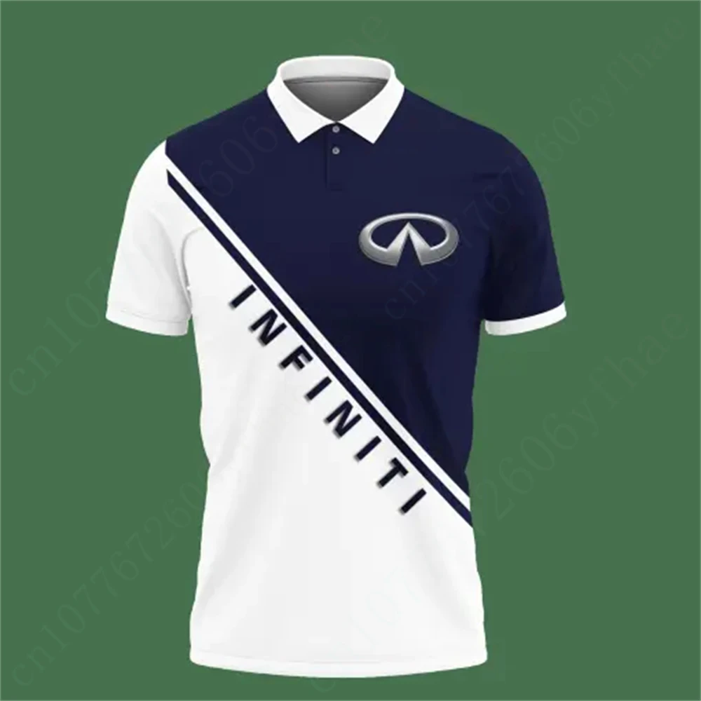 Infiniti Harajuku Golf tragen Anime Polo-Shirts und Blusen Unisex Kleidung lässig T-Shirt für Männer atmungsaktive Kurzarm Top