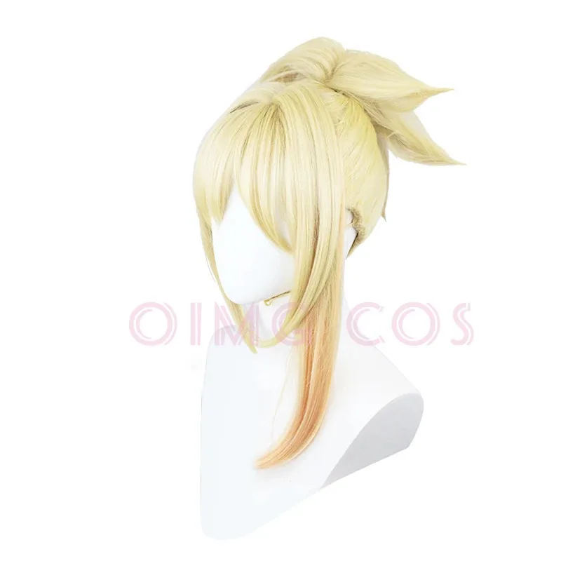 Genshin Impact Yoimiya Косплей Парик Аниме Костюмы на Хэллоуин для женщин Игра