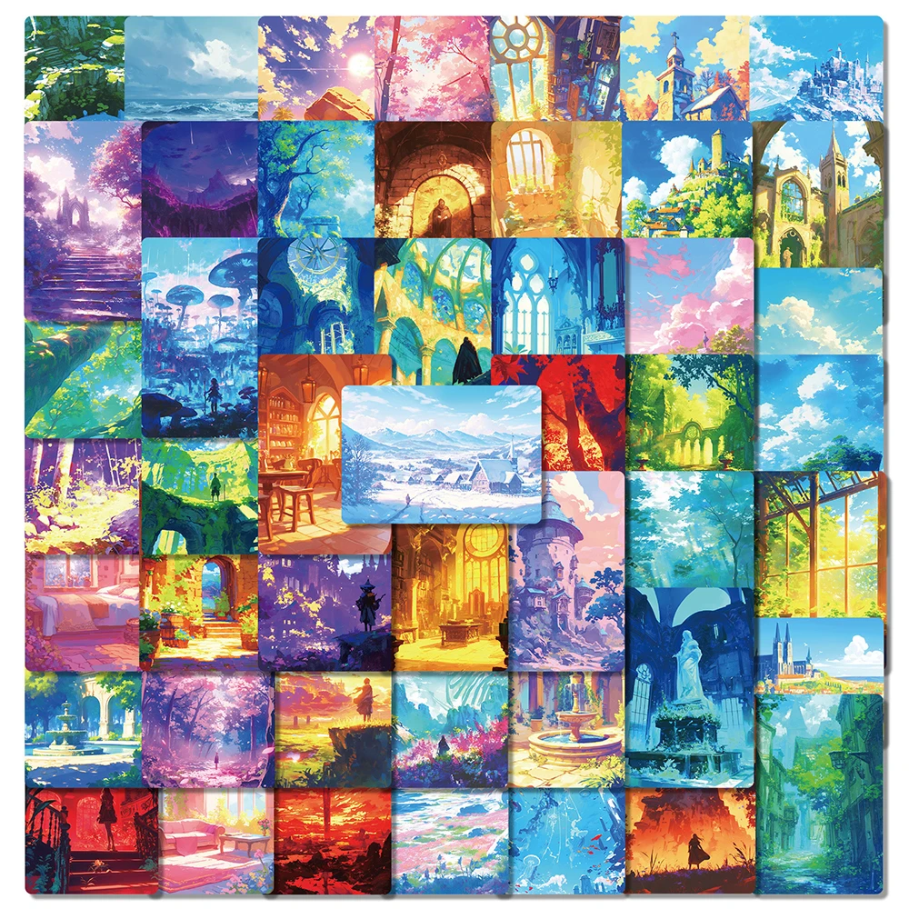 

10/30/50pcs Game Anime Scenes Stickers Funny Creative Cartoon Decals DIY Laptop Luggage Phone Waterproof Decoration Sticker Toy