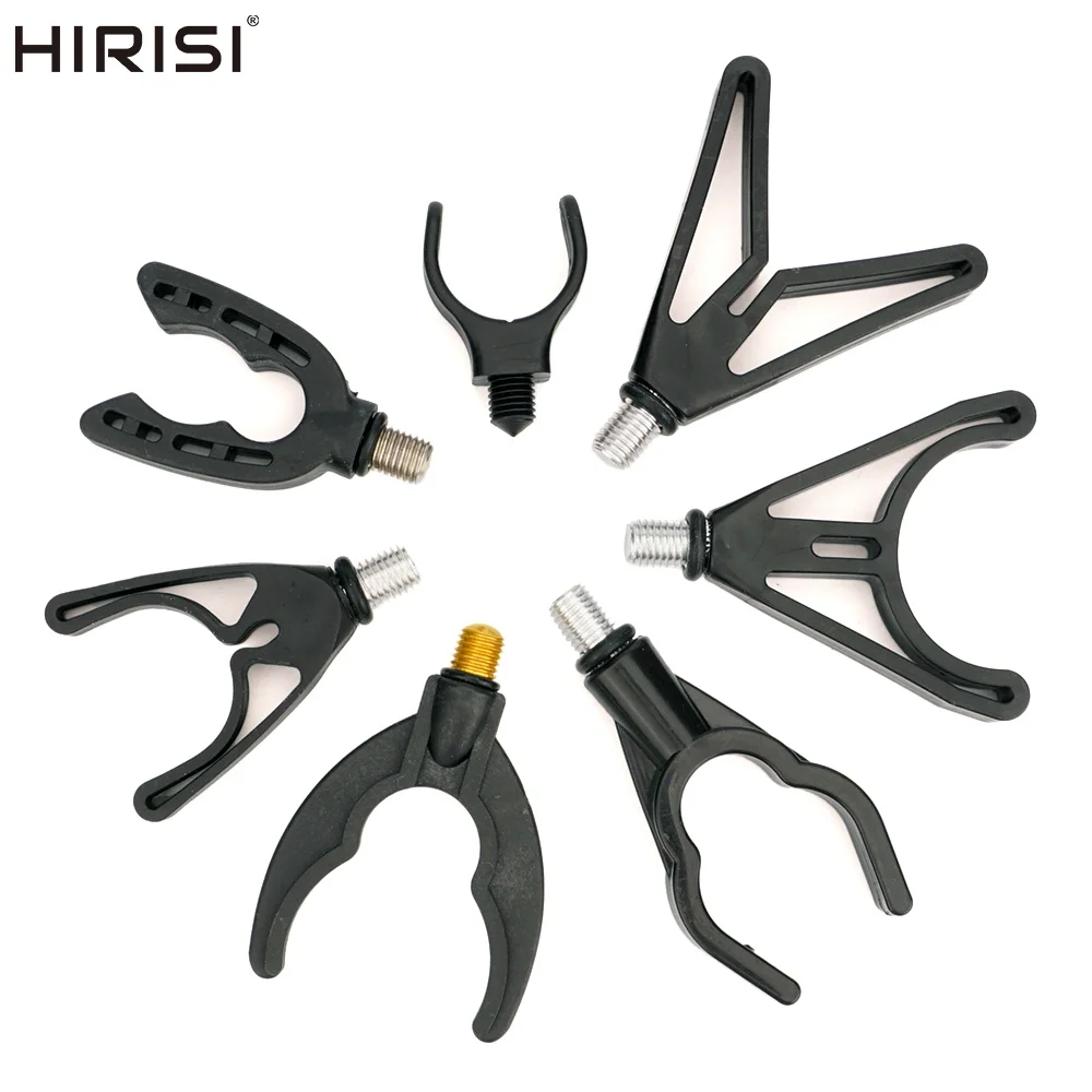 Hirisi Plastic Carp Fishing Rod Rest Head for Bank Sticks Rod Holder Carp Coarse Fishing Accessories