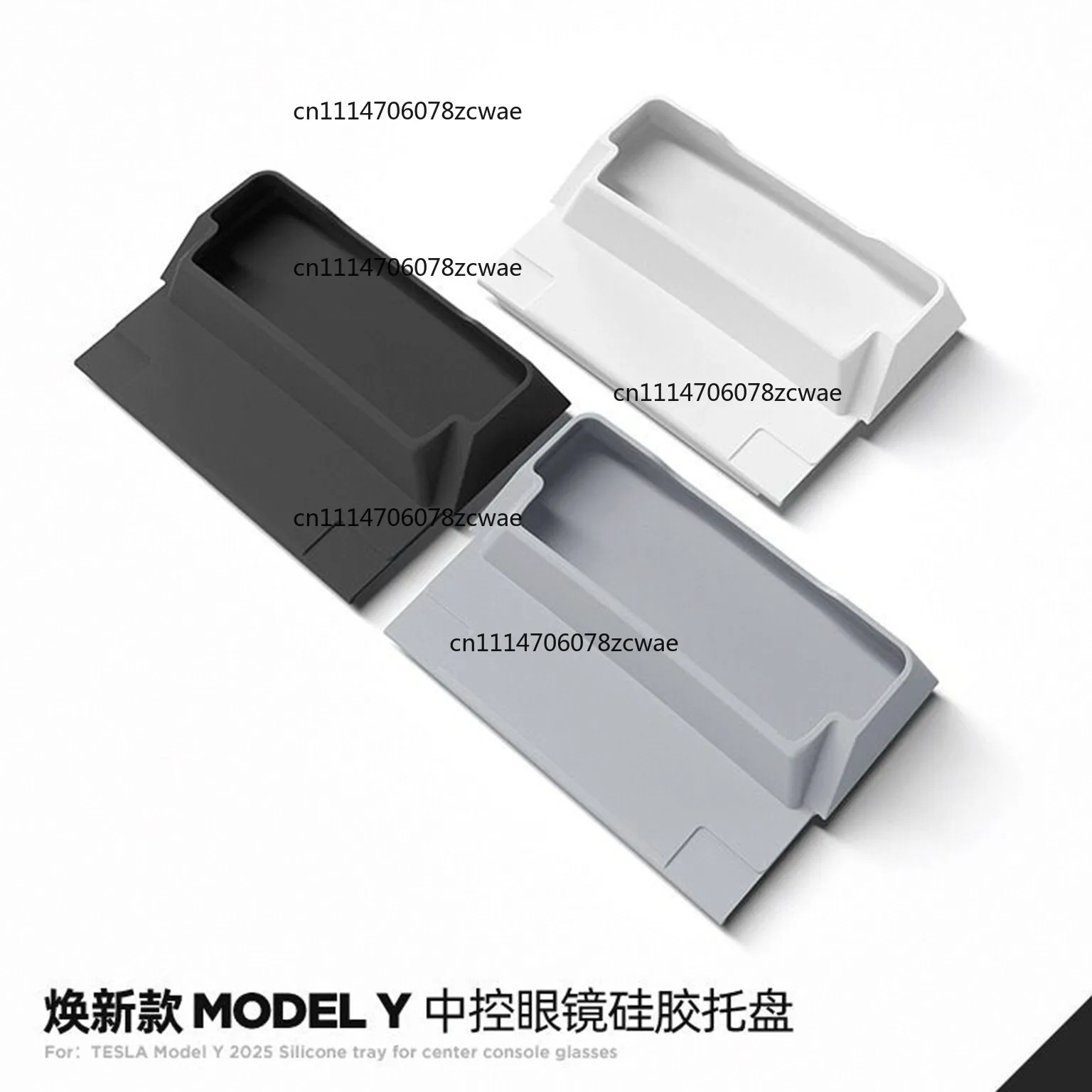 Car Center Console Storage Box Organizer Tray for Model Y 3 Refresh Version Armrest Box Glasses Holder Interior Accessories