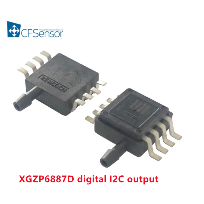 XGZP6887D digital I2C output transverse intake pipe ventilator negative pressure gauge wide voltage 2.5~5.5V