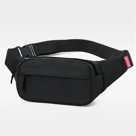 2025 Men's Sports Fanny Pack Fashion Phone Female Chest Bag Unisex Waist Bag Women Small Canvas Shoulder Casual Crossbody Bags