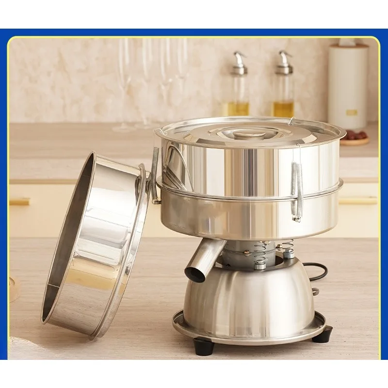 Separating sieve powder machine, vibrating screen powder spraying, small electric, flour