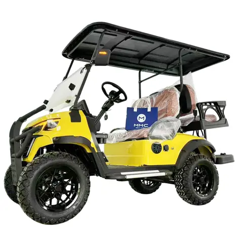MMC 4/6 places électrique télécommande Transmission manuelle volant gaz 48/60/72v Lithium Scooter électrique voiturettes de Golf