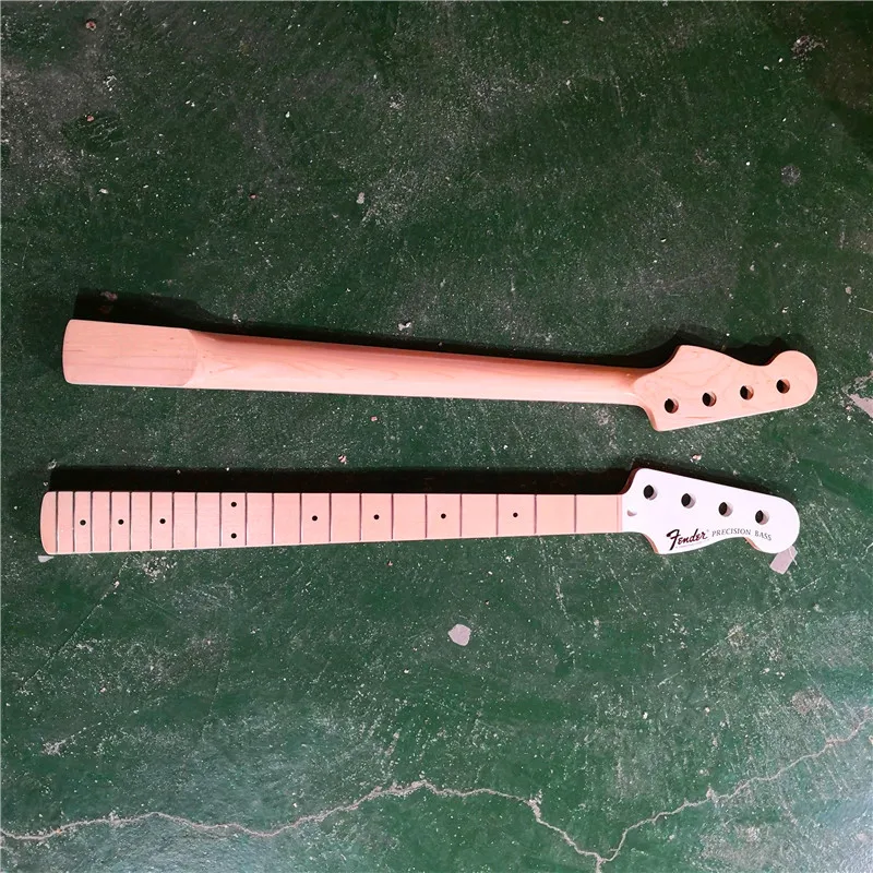 Rosewood Fingerboard, 4-string Bass Neck, Bass Neck Maple Fingerboard, Multiple Inlays, Standard Size Glossy Paint