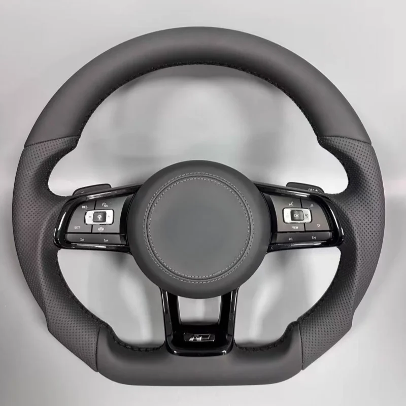 

Кожаный замшевый руль для Volkswagen VW Golf 7 MK7 7.5 GTI GTD GTE R 2013-2020 Polo GTI Tiguan Passat DSG