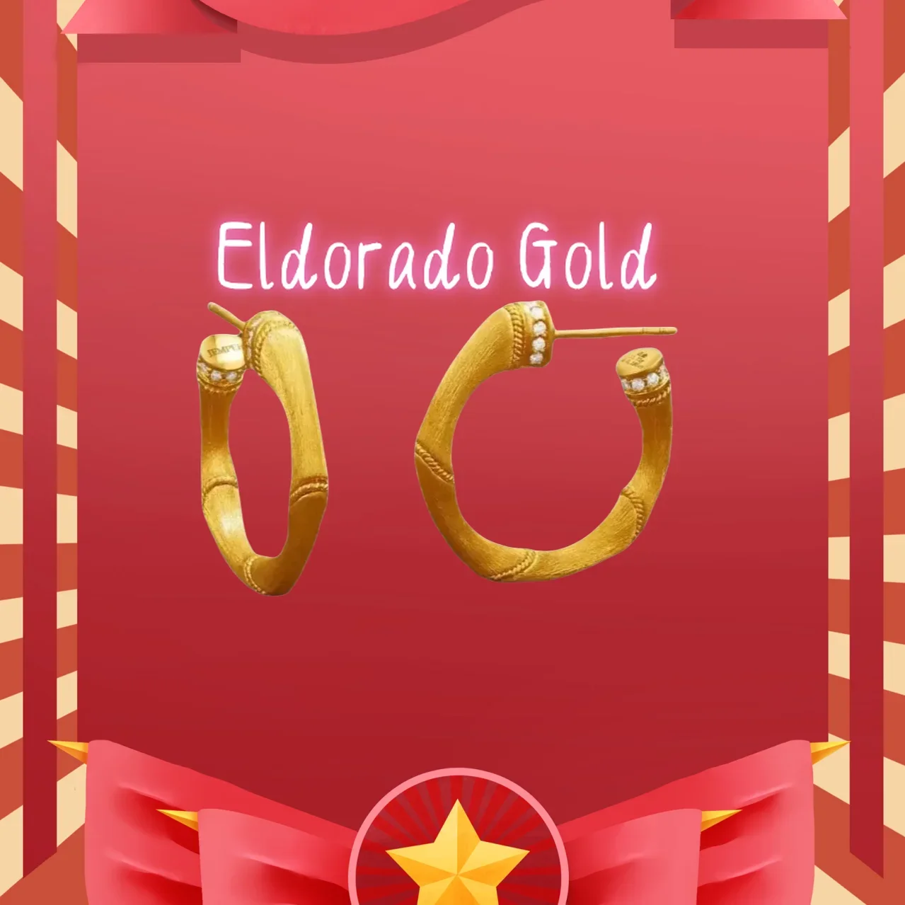 

Женские серьги высокой посадки из чистого золота 24 карата 9999 с шелковым узором, элитные легкие роскошные характерные серьги, подарок на День святого ВалентинаV