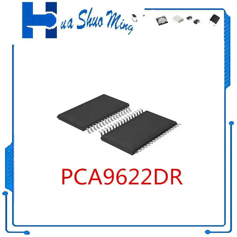 5Pcs/Lot PCA9622DR PCA9622 9622DR TSSOP32  M110E-B2  QFP48