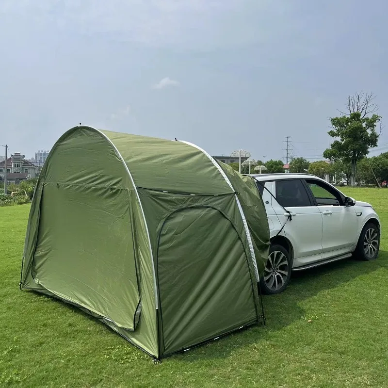 Imagem -03 - Multipurpose Grande Barraca Impermeável do Tronco do Carro Barraca Traseira do Carro Suv Barraca de Armazenamento de Bicicletas Acampamento e Caminhadas Canopy Sun Shade